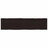 vidaXL Tischplatte 160x40x(2-4) cm Massivholz Behandelt Baumkante