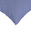 vidaXL Sofakissen 2 pcs Jeans blau 60 x 60 cm Stoff