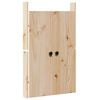 vidaXL K&uuml;chent&uuml;r MEPPEL Braun Eichen-Optik 50 x 9 x 82 cm
