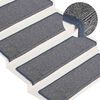 vidaXL Stufenmatten 30 Stk. 65 x 21 x 4 cm Hellgrau und Blau Rechteckiger Rand