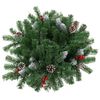 vidaXL K&uuml;nstlicher Weihnachtsbaum mit Beleuchtung Outdoor Gr&uuml;n 40 cm