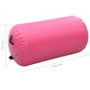 vidaXL Aufblasbare Gymnastik-Rolle mit Pumpe 120x75 cm PVC Rosa