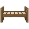 vidaXL Hundebett Honigbraun 55,5x45,5x28 cm Massivholz Kiefer