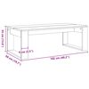 vidaXL Couchtisch Artisan-Eiche 102x50x35 cm Holzwerkstoff