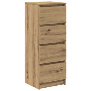 vidaXL Sideboard Artisan-Eiche 37,5x35x99 cm Holzwerkstoff