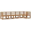 vidaXL Outdoor-Sofagarnitur 6 pcs Natur Massivholz Akazie