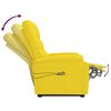 vidaXL Massagesessel mit Aufstehhilfe Gelb Stoff