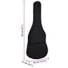 vidaXL Gitarrentasche für 3/4 (36") Klassikgitarre Schwarz 94x35 cm Stoff
