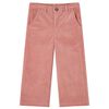 vidaXL Kinderhose Cord Altrosa 128