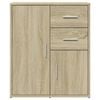 vidaXL Sideboards 2 Stk. Sonoma-Eiche 60x31x70 cm Holzwerkstoff