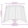 vidaXL Lampenschirm Braun &Oslash;30x20 cm Korbweide