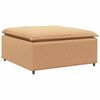 vidaXL Modulares Sofa Fu&szlig;hocker-Modul Beige 100x100x48 cm