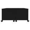 vidaXL Couchtisch Schwarz 75x75x38 cm Holzwerkstoff