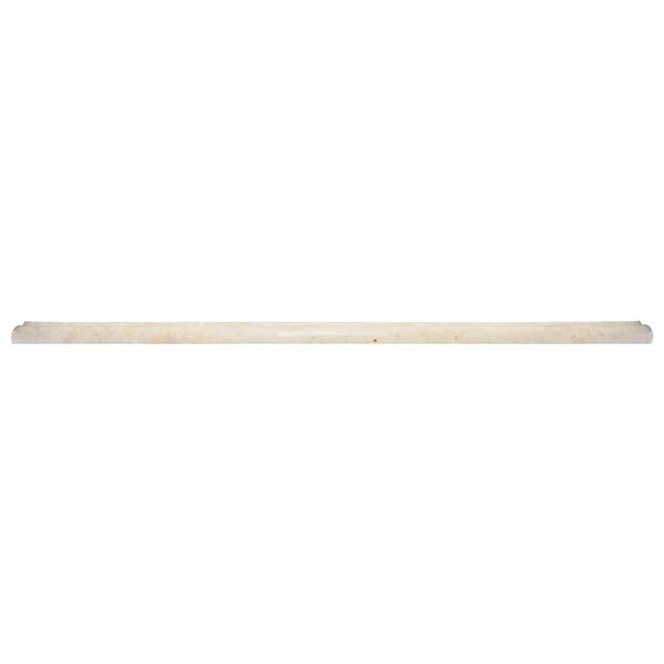 vidaXL Tischplatte Creme &Oslash;60x2,5 cm Marmor