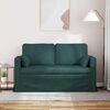 vidaXL Sofa Dunkelgr&uuml;n Gesamtabmessungen: 139 x 78 x 80 cm (B x T x H)