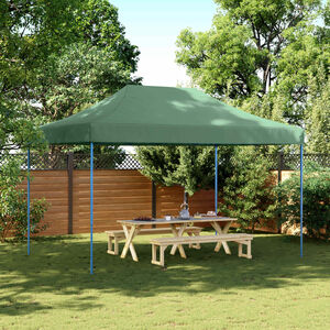 vidaXL Partyzelt Faltbar Pop-Up Gr&uuml;n 440x292x315 cm