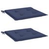 vidaXL Palettenkissen 2 Stk. Marineblau 50x50x4 cm Oxford-Gewebe