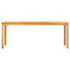 vidaXL 9-tlg. Garten-Essgruppe Massivholz Teak