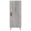 vidaXL Sideboard Grau Sonoma 34,5x34x90 cm Holzwerkstoff