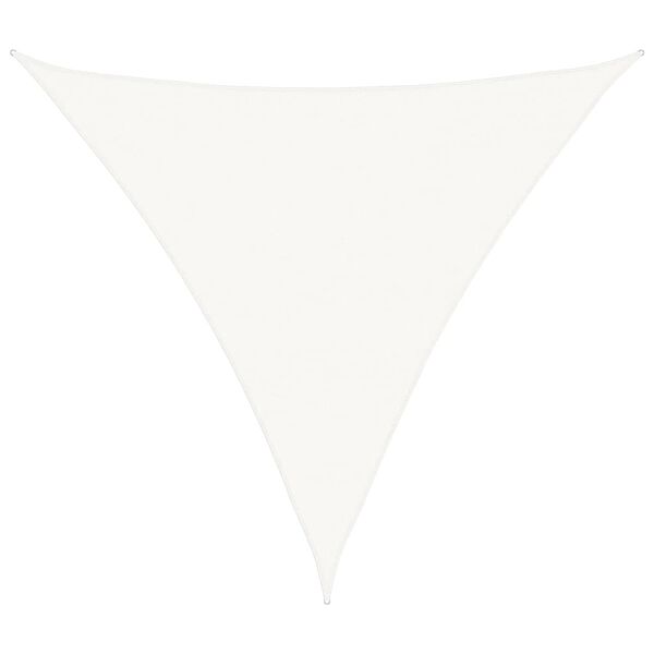 vidaXL Sonnensegel 160 g/m&sup2; Wei&szlig; 6x6x6 m HDPE