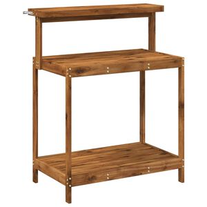 vidaXL Outdoor Umtopfbank 86,5 x 48,5 x 106 cm Massivholz Akazie Natur