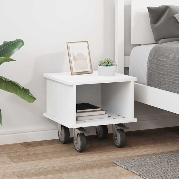 vidaXL TV-St&auml;nder Wei&szlig; 37 x 35 x 35 cm Holzwerkstoff