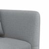 vidaXL Schlafsofa in L-Form Hellgrau 275x140x70 cm Stoff
