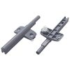 vidaXL Sanftschlie&szlig;er 2 pcs Grau 125 x 47 x 15 mm PP