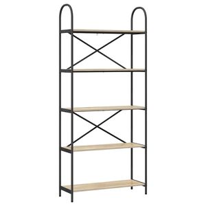 vidaXL B&uuml;cherregal Sonoma-Eiche 80 x 30 x 183 cm Holzwerkstoff