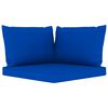 vidaXL 10-tlg. Garten-Lounge-Set mit Kissen Blau