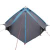 vidaXL Teepee Zelt mit Dach Blau und Grau 490 x 410 x 210 cm