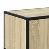 vidaXL TV-Schrank Sonoma-Eiche 80x34,5x40 cm Holzwerkstoff und Metall