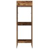vidaXL Waschmaschinen-Schrank Altholz 67,5 x 68 x 200 cm Holzwerkstoff