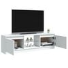 vidaXL TV-Schrank mit LED-Leuchten Weiß 120x30x36 cm
