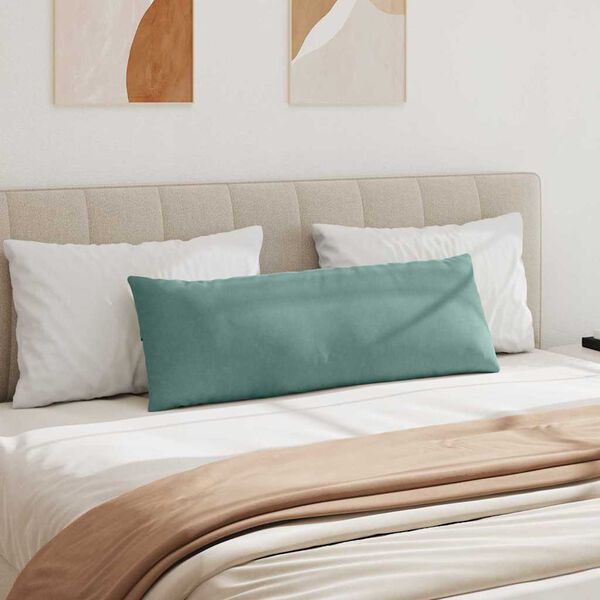 vidaXL Sofakissen 2 St&uuml;ck Meergr&uuml;n 120 x 40 cm Cordstoff