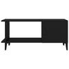 vidaXL Couchtisch Schwarz 90x50x40 cm Holzwerkstoff