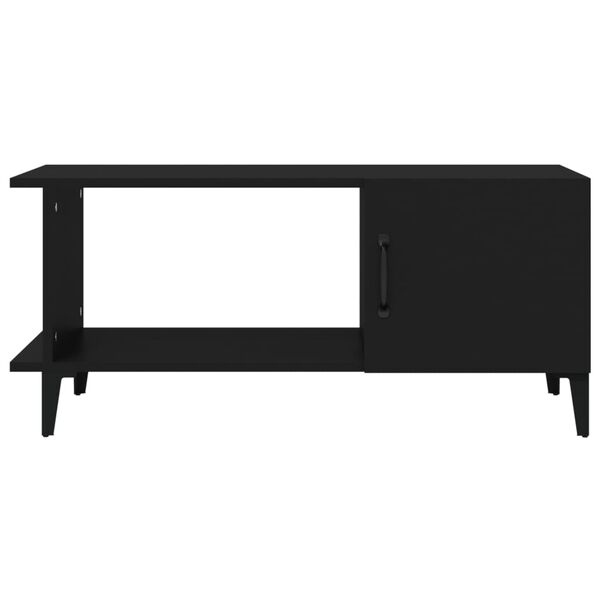 vidaXL Couchtisch Schwarz 90x50x40 cm Holzwerkstoff