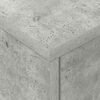 vidaXL Nachttisch 2 pcs Beton Grau 40,5 x 40 x 48 cm Holzwerkstoff