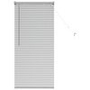 vidaXL Venezianische Jalousien Silber 130 x 60 cm Aluminium