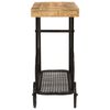 vidaXL Konsolentisch 112x36x76 cm Massivholz Mango und Eisen