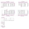 vidaXL 11-tlg. K&uuml;chenschrank-Set Lucca R&auml;uchereiche Holzwerkstoff