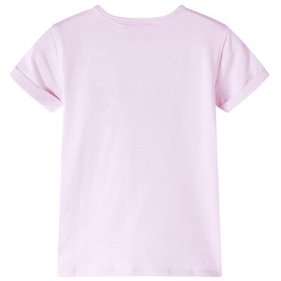 Kinder-T-Shirt Zartrosa 92