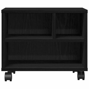 vidaXL Druckerst&auml;nder Schwarz Eichen-Optik 41 x 32 x 34,5 cm