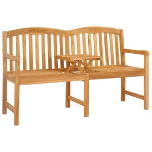 vidaXL Handgefertigte Rosenbank 150,5 x 60 x 95 cm Massivholz Teak
