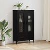 vidaXL Highboard mit Schubladen Schwarz Eichen-Optik 70 x 31 x 115 cm