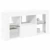 vidaXL Eck-LED-TV-Schrank Wei&szlig; 100 x 40 x 50 cm Holzwerkstoff