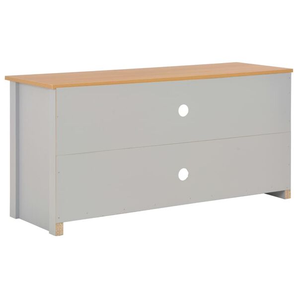vidaXL TV-Schrank Grau 120x39x58 cm