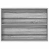 vidaXL Magazinregal 2 pcs Graues Sonoma 100 x 12 x 70 cm Holzwerkstoff