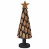 vidaXL Weihnachtsbaum Braun 61 cm Massivholz Teak