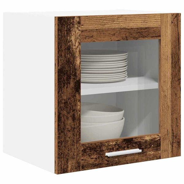 vidaXL H&auml;ngeschrank 2 pcs Altholz 40 x 31 x 40 cm Holzwerkstoff